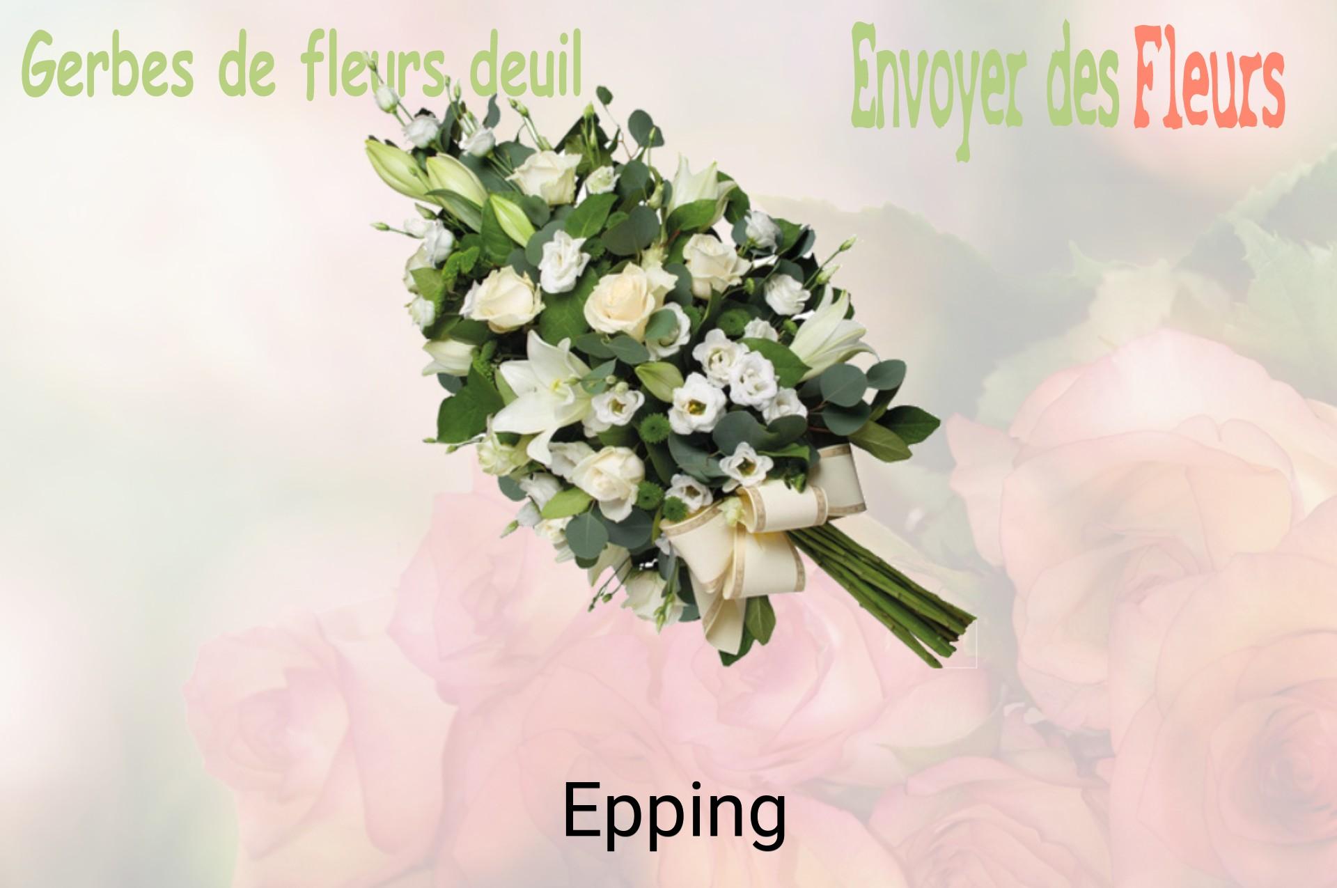 Gerbe de fleurs de deuil livrée à Epping